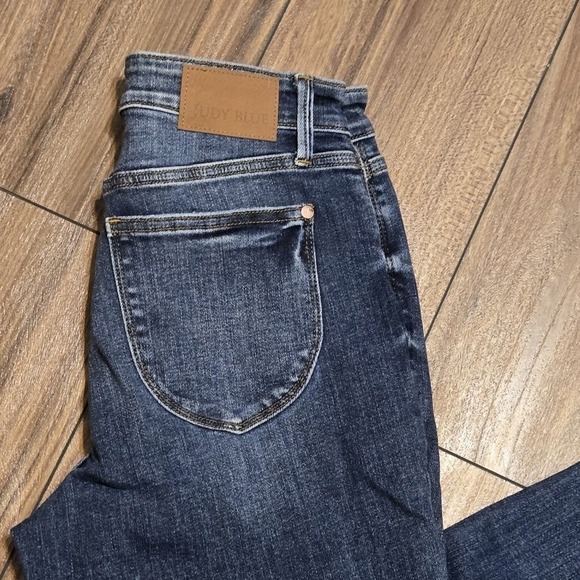 Judy Blue Women Medium Wash High Rise Straight Leg Jeans Size 7/28 - Picture 4 of 13